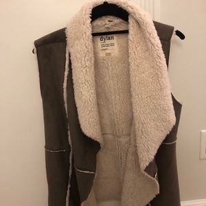 Dylan Women Faux-Suede Sleeveless Vest